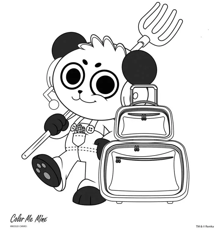 Mundo De Ryan Para Colorear 34