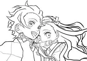 Sabito Coloring Pages 1