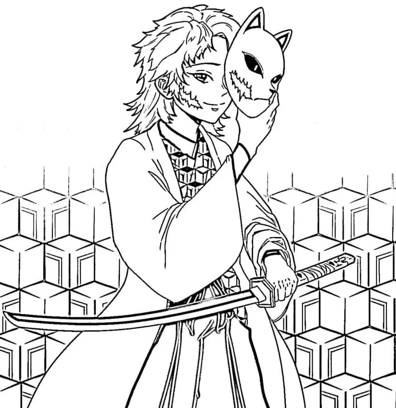Sabito Coloring Pages 22