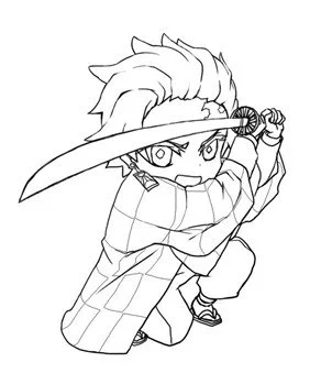 Sabito Coloring Pages 3