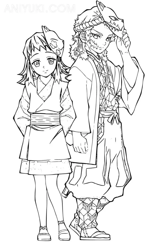 Sabito Coloring Pages 6