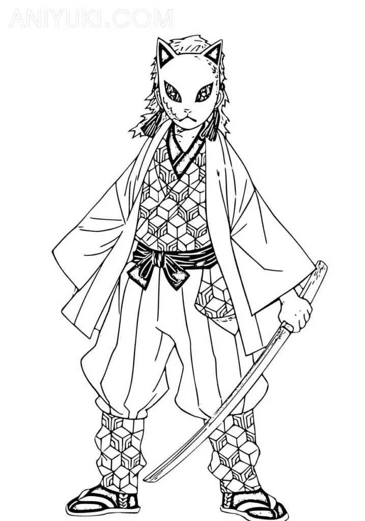 Sabito Coloring Pages 9