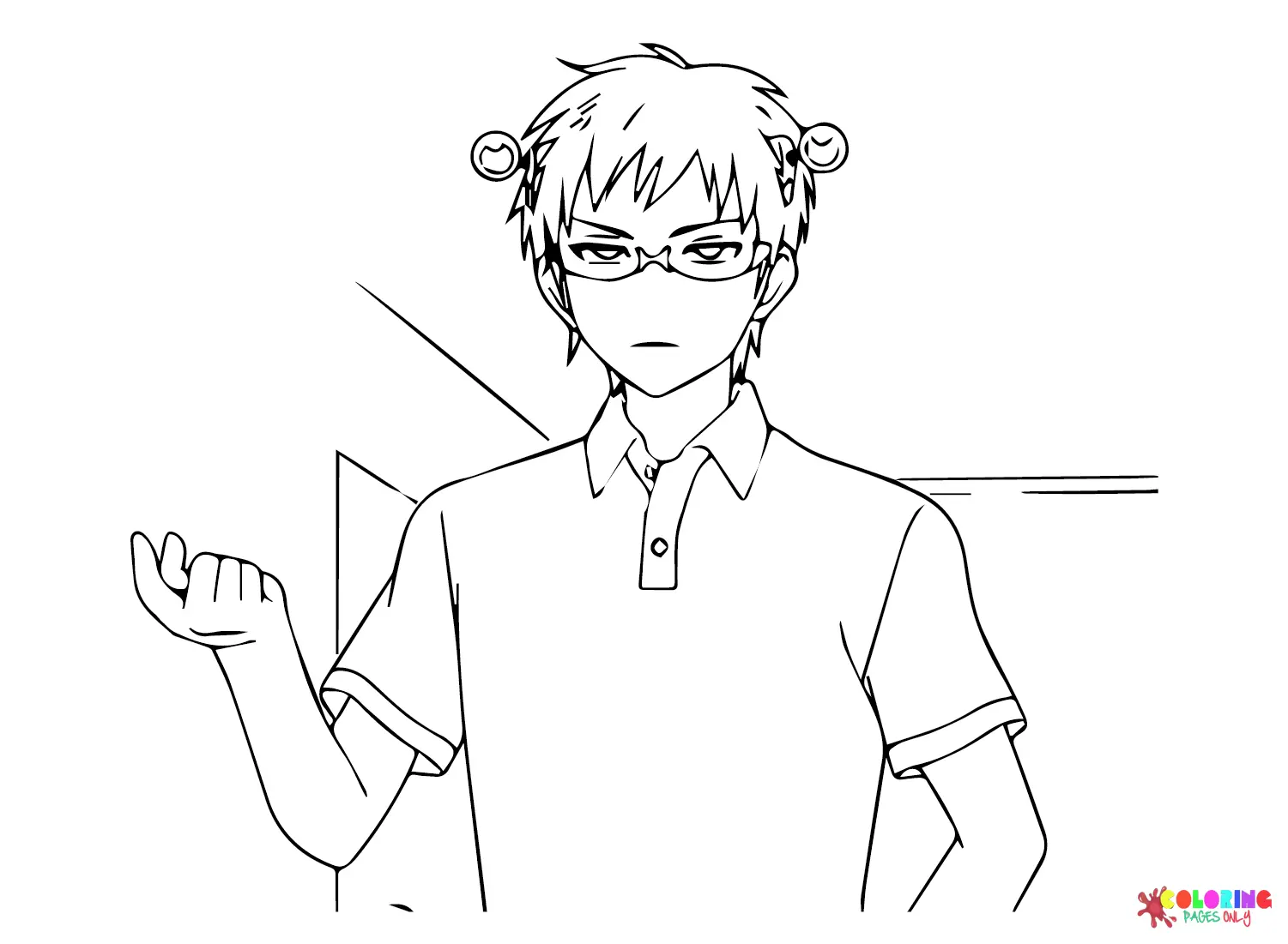Saiki K Ausmalbilder 3