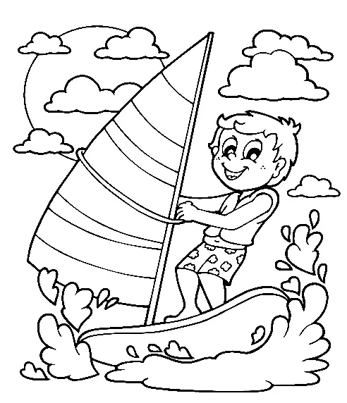 Desenhos de Vela Para Colorir 1
