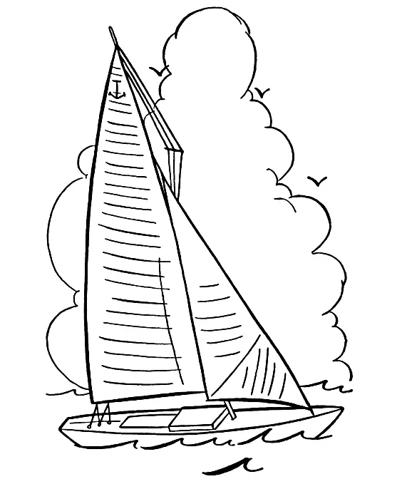Desenhos de Vela Para Colorir 19
