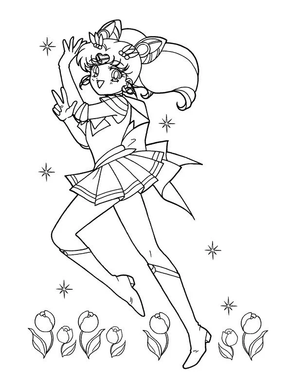 Sailor Moon Coloring Pages 1