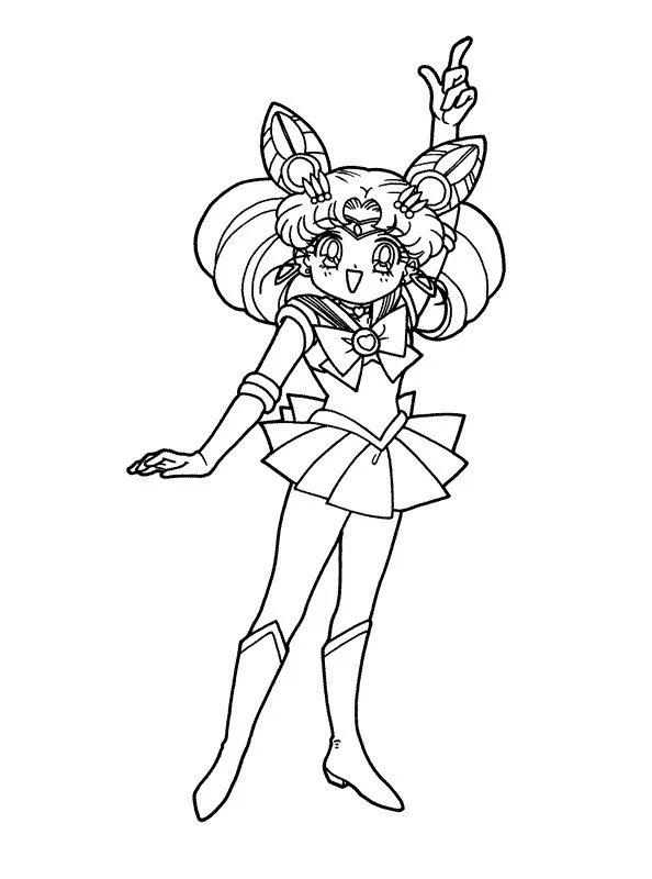 Sailor Moon Coloring Pages 16