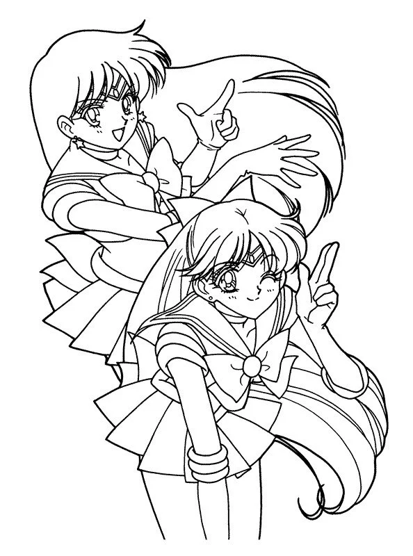 Sailor Moon Coloring Pages 18