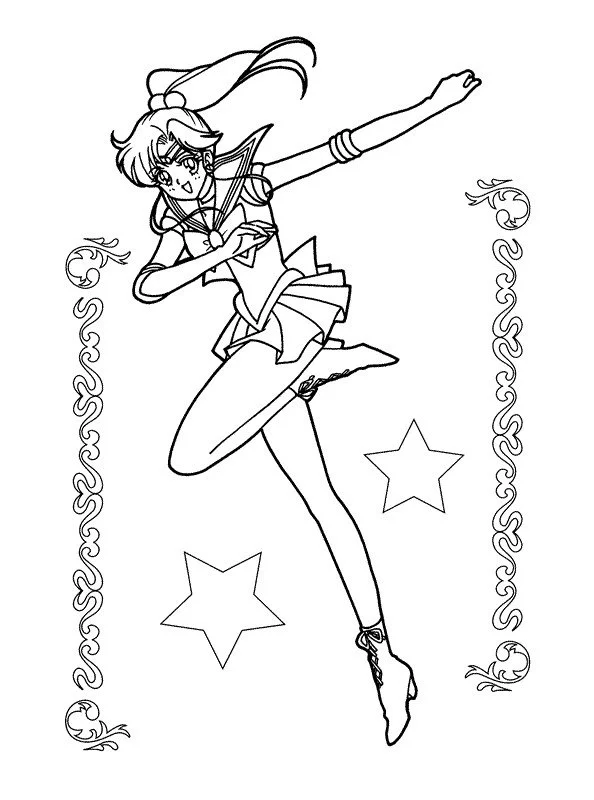 Sailor Moon Coloring Pages 19