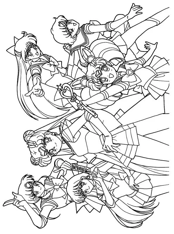 Sailor Moon Coloring Pages 21