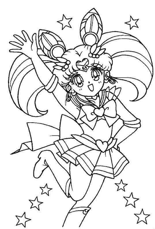 Sailor Moon Coloring Pages 22