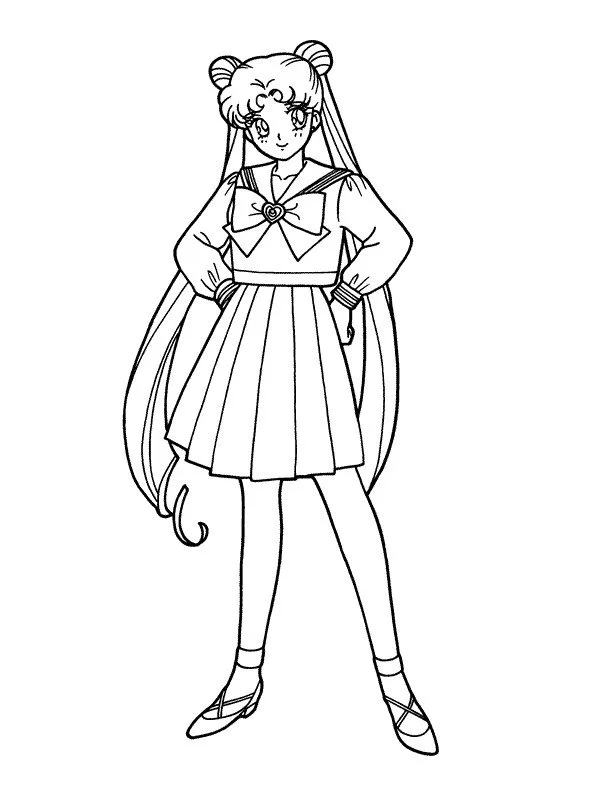Sailor Moon Coloring Pages 31