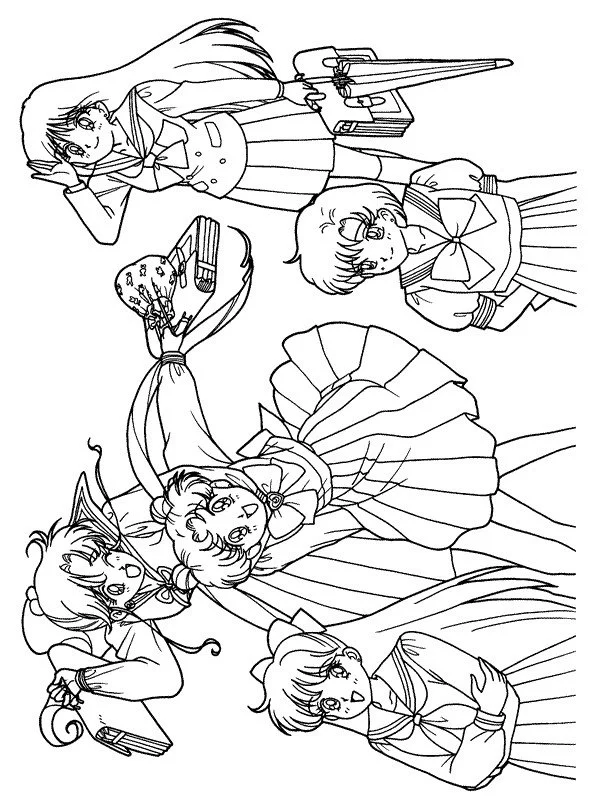 Sailor Moon Coloring Pages 34