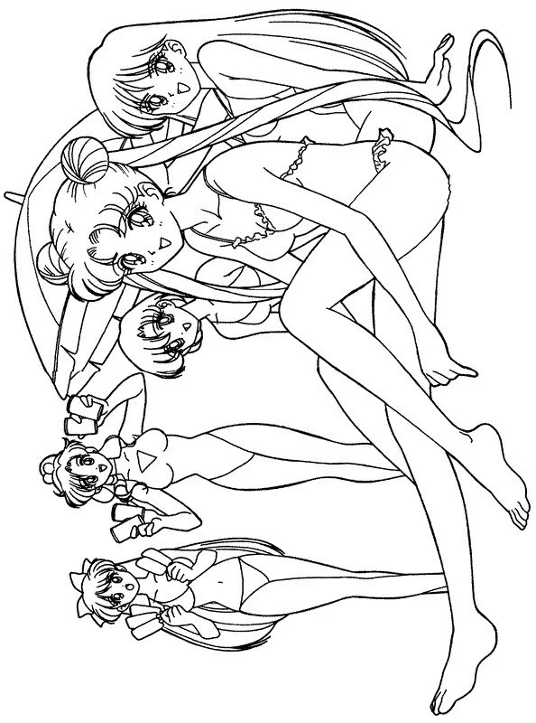Sailor Moon Coloring Pages 39