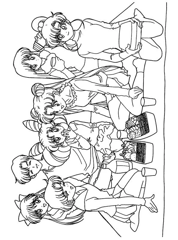 Sailor Moon Coloring Pages 42