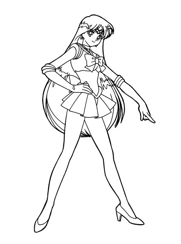 Sailor Moon Coloring Pages 43