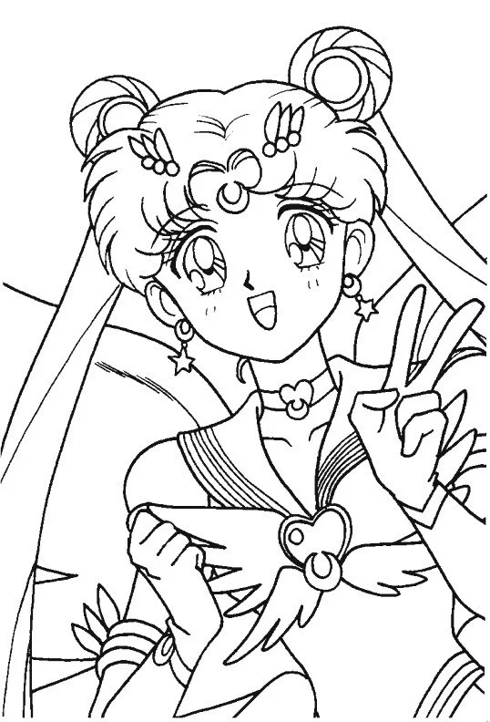 Sailor Moon Coloring Pages 44