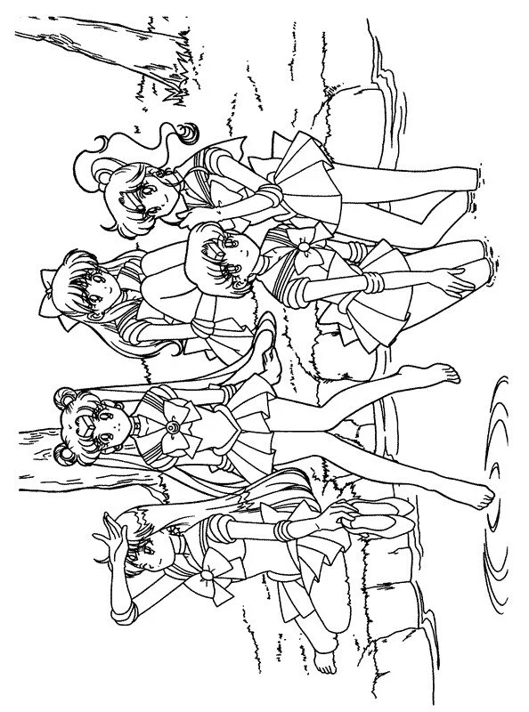 Sailor Moon Coloring Pages 45