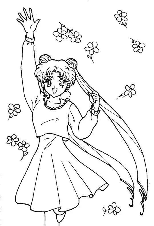 Sailor Moon Coloring Pages 60