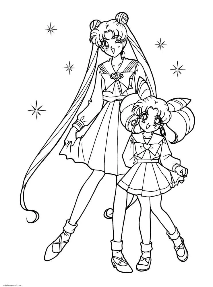 Desenhos de Sailor Moon Para Colorir