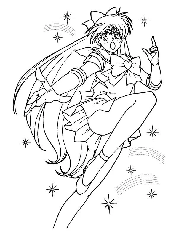 Sailor Moon Coloring Pages 9