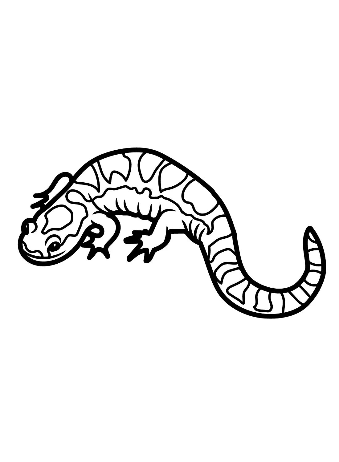 Salamander Coloring Pages 17