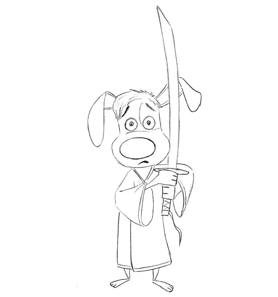 Samurai Para Colorear 45