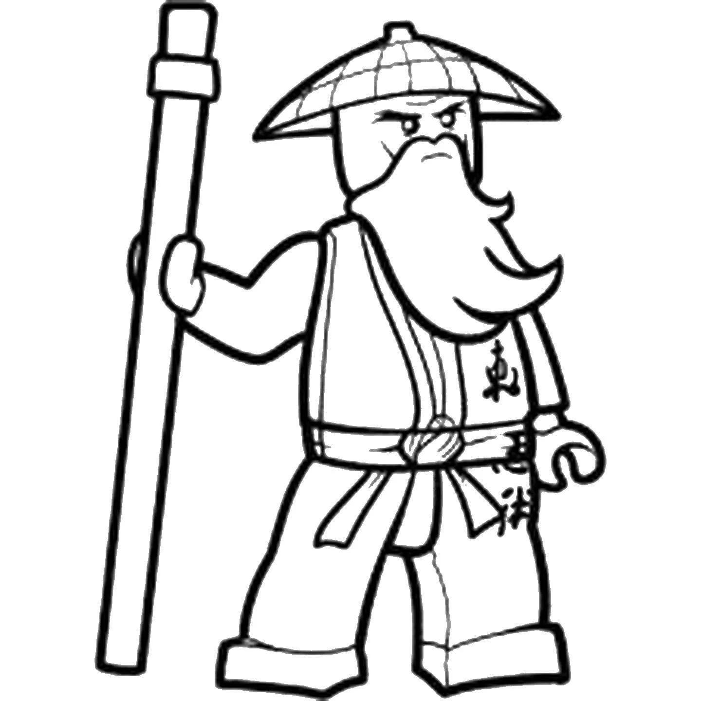 Samurai Para Colorear 49