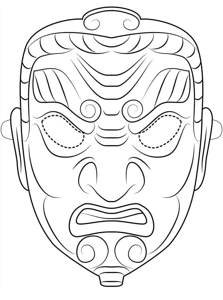Samurai Para Colorear 70