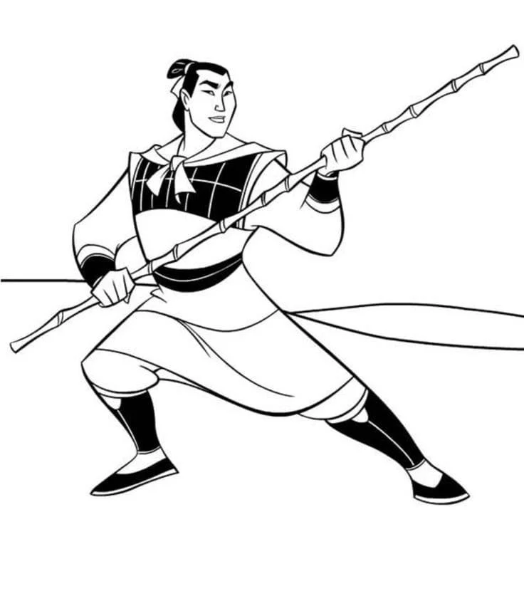 Samurai Para Colorear 81