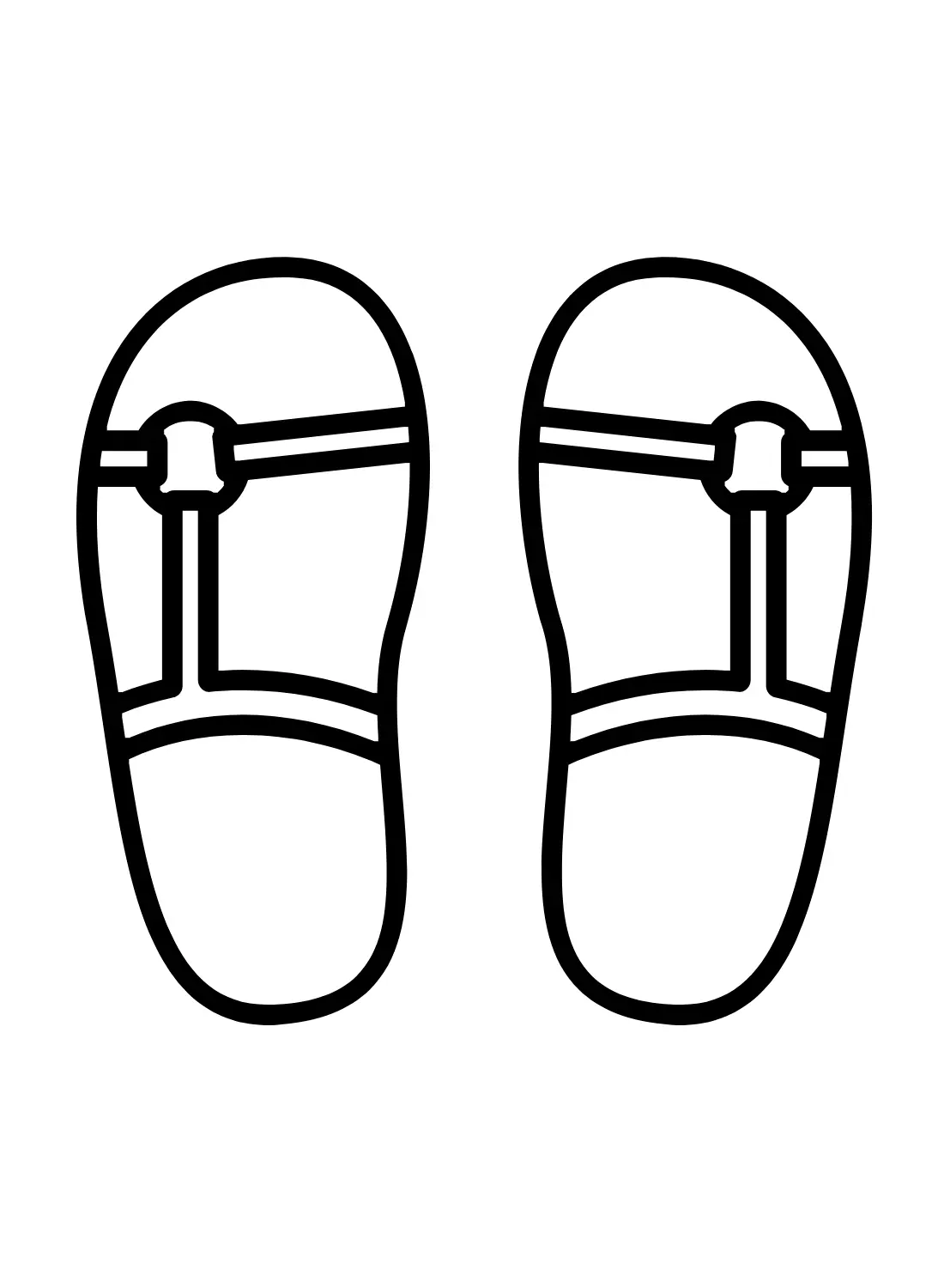 Sandalen Ausmalbilder 33
