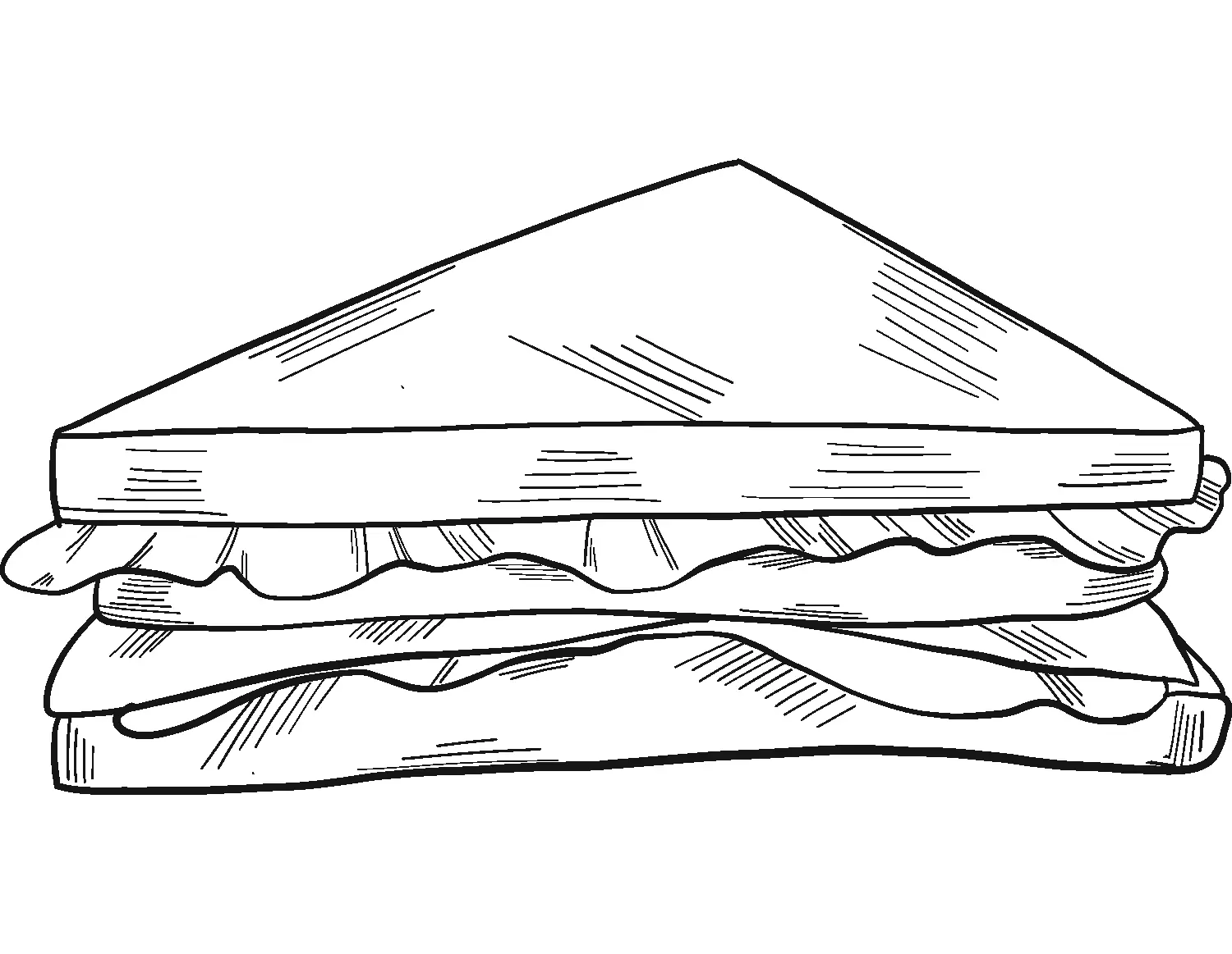 Sandwich Coloring Pages 28