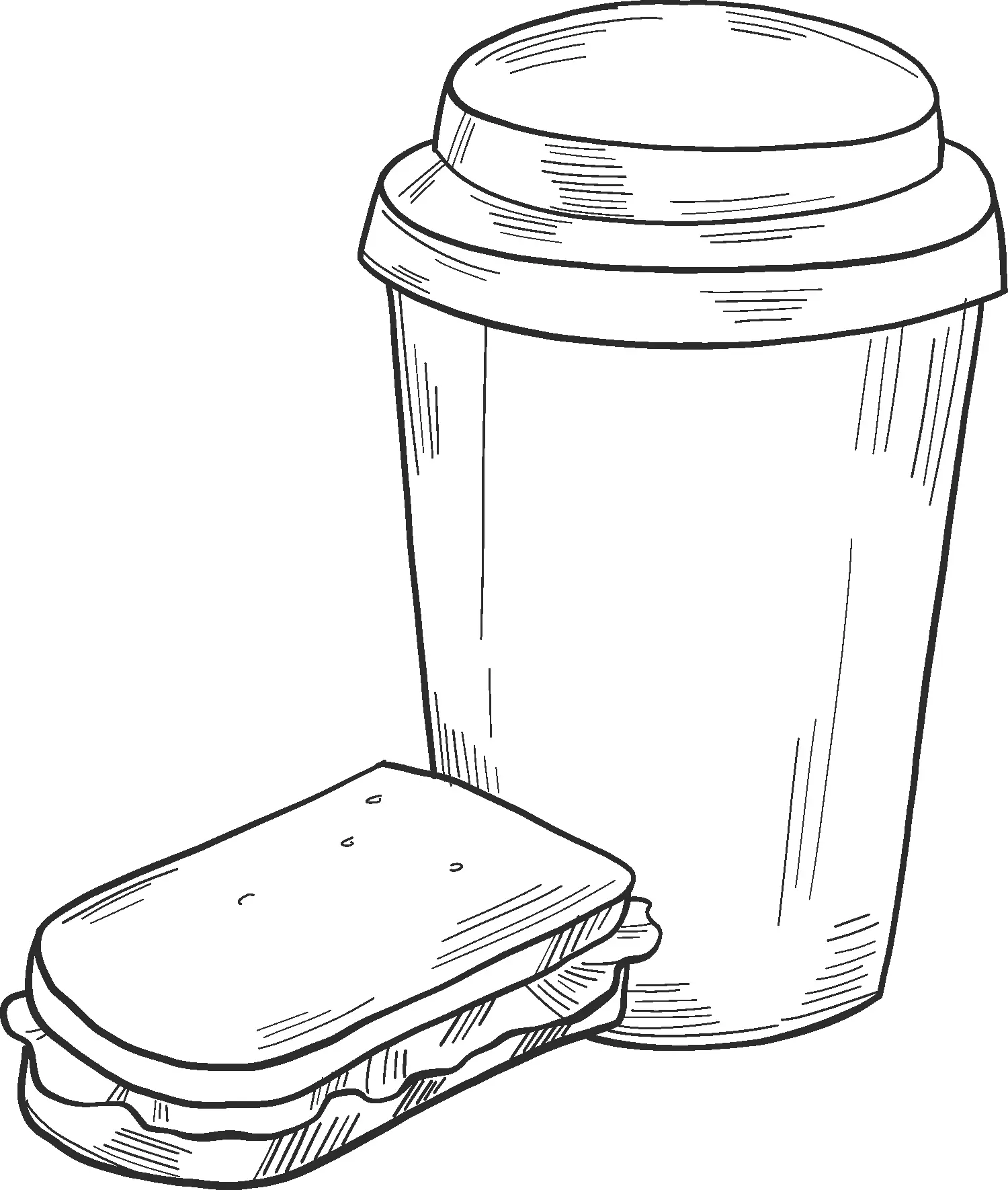Sandwich Coloring Pages 32