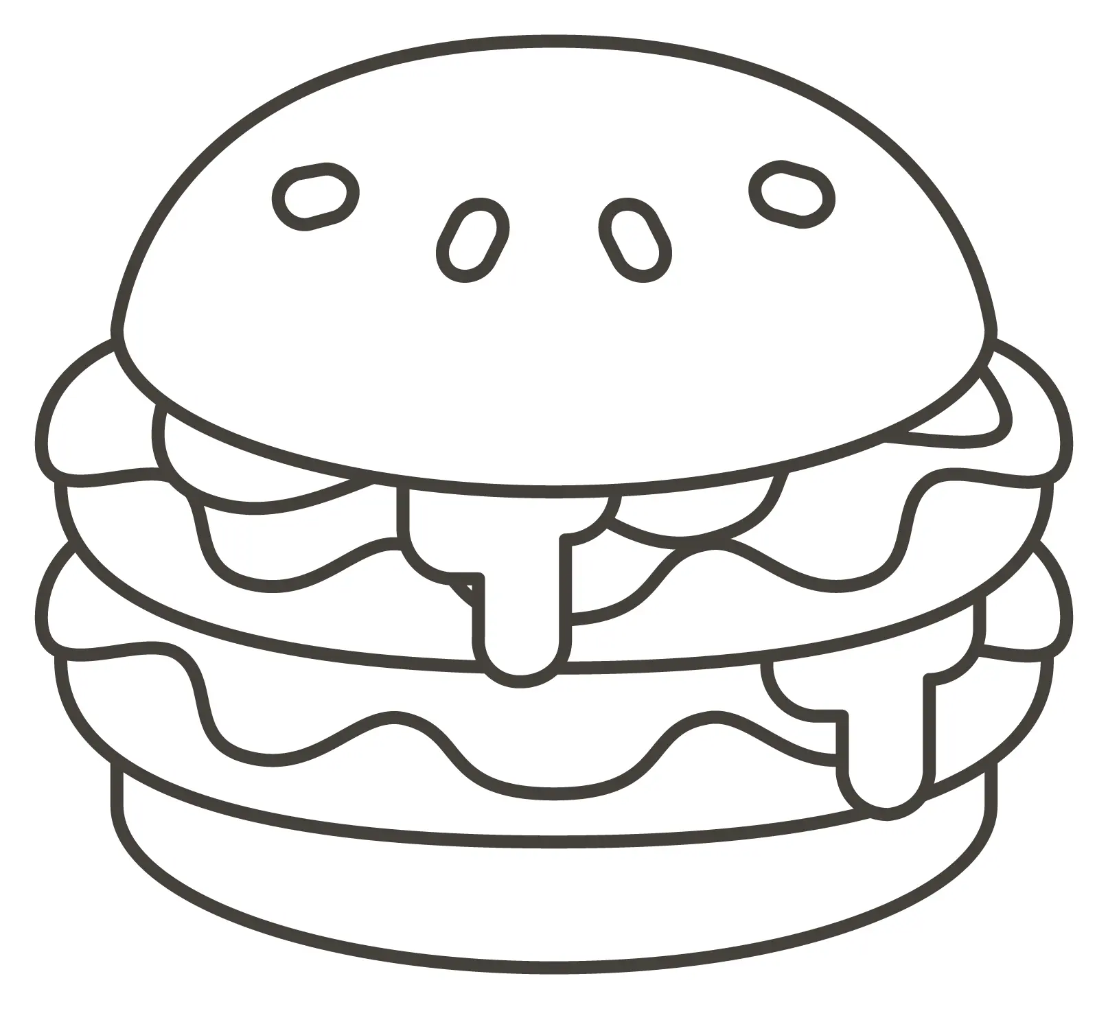 Sandwich Coloring Pages 49