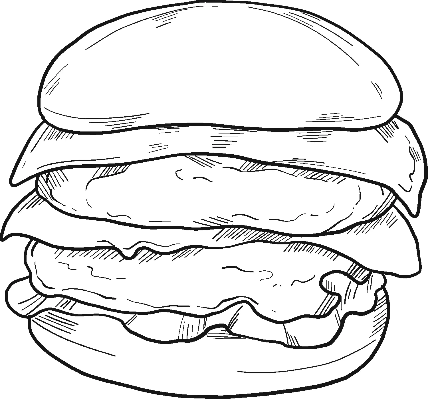 Sandwich Coloring Pages 56