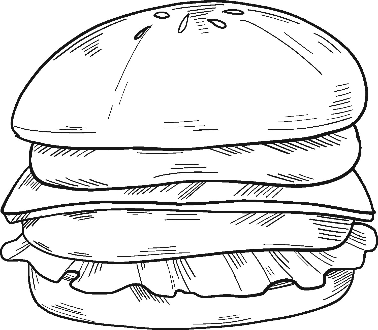 Sandwich Coloring Pages 67