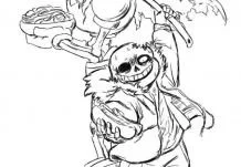 Sans Ausmalbilder 6