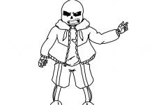 Sans Ausmalbilder 8