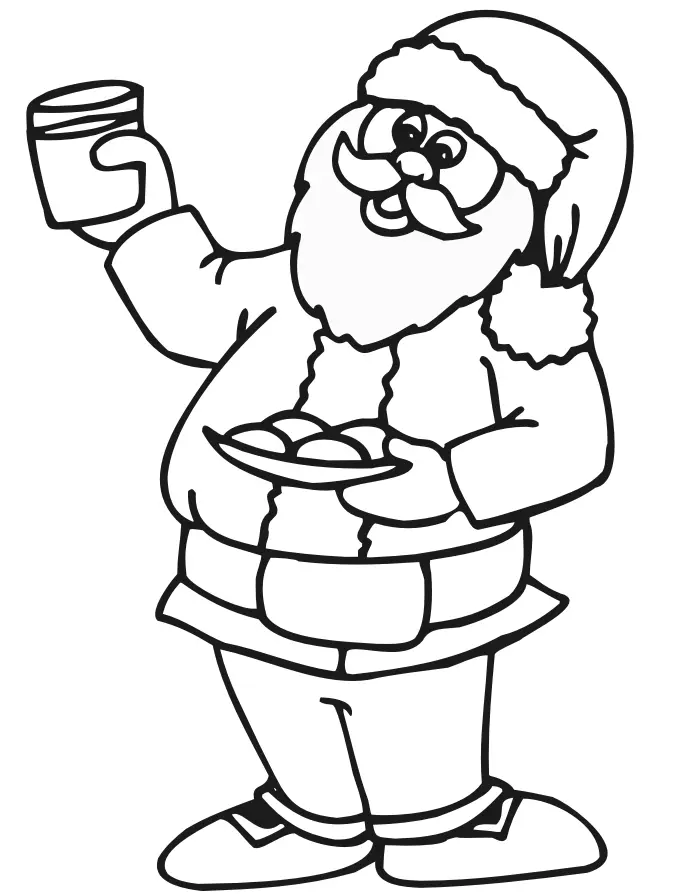 Santa Buddies Coloring Pages 3