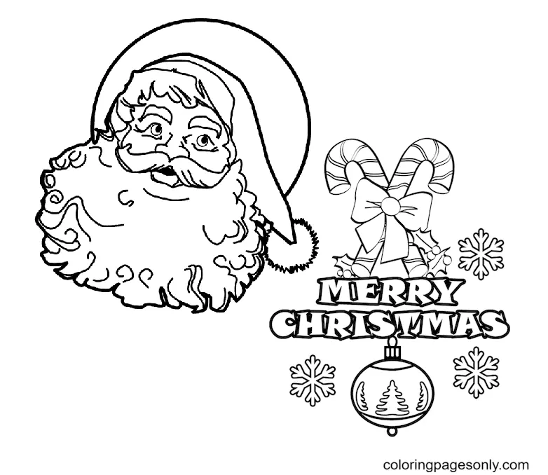 Desenhos de Santa Claus Para Colorir 129
