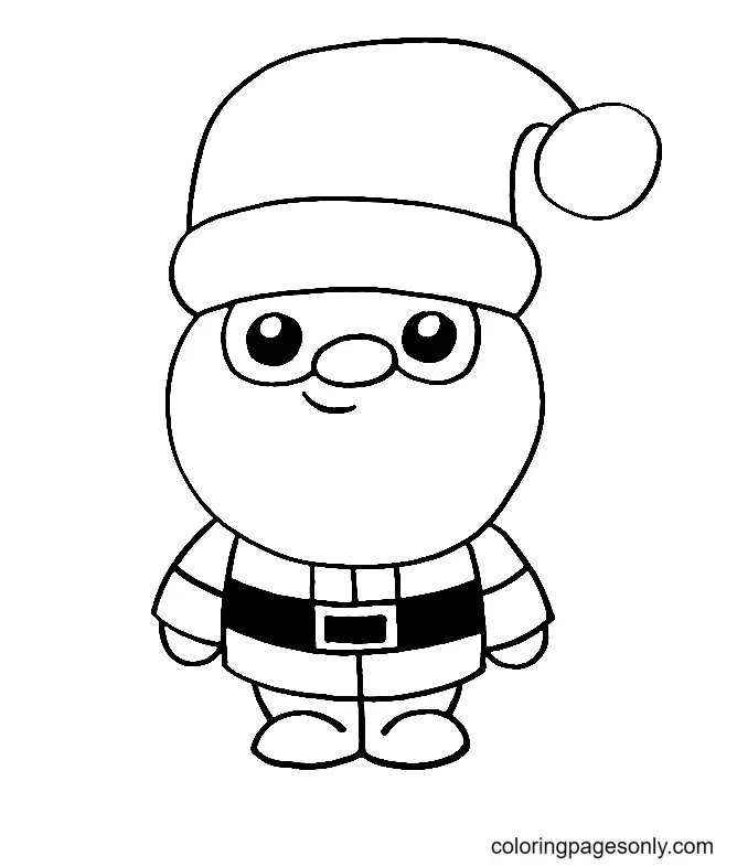 Desenhos de Santa Claus Para Colorir 13