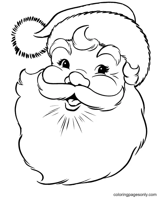 Desenhos de Santa Claus Para Colorir 2