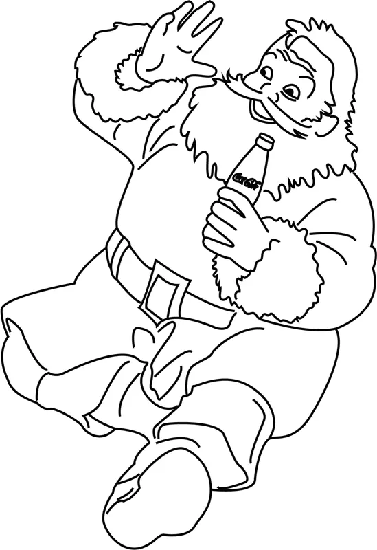 Desenhos de Santa Claus Para Colorir 20