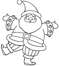 Desenhos de Santa Claus Para Colorir 25