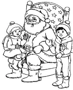 Desenhos de Santa Claus Para Colorir 35