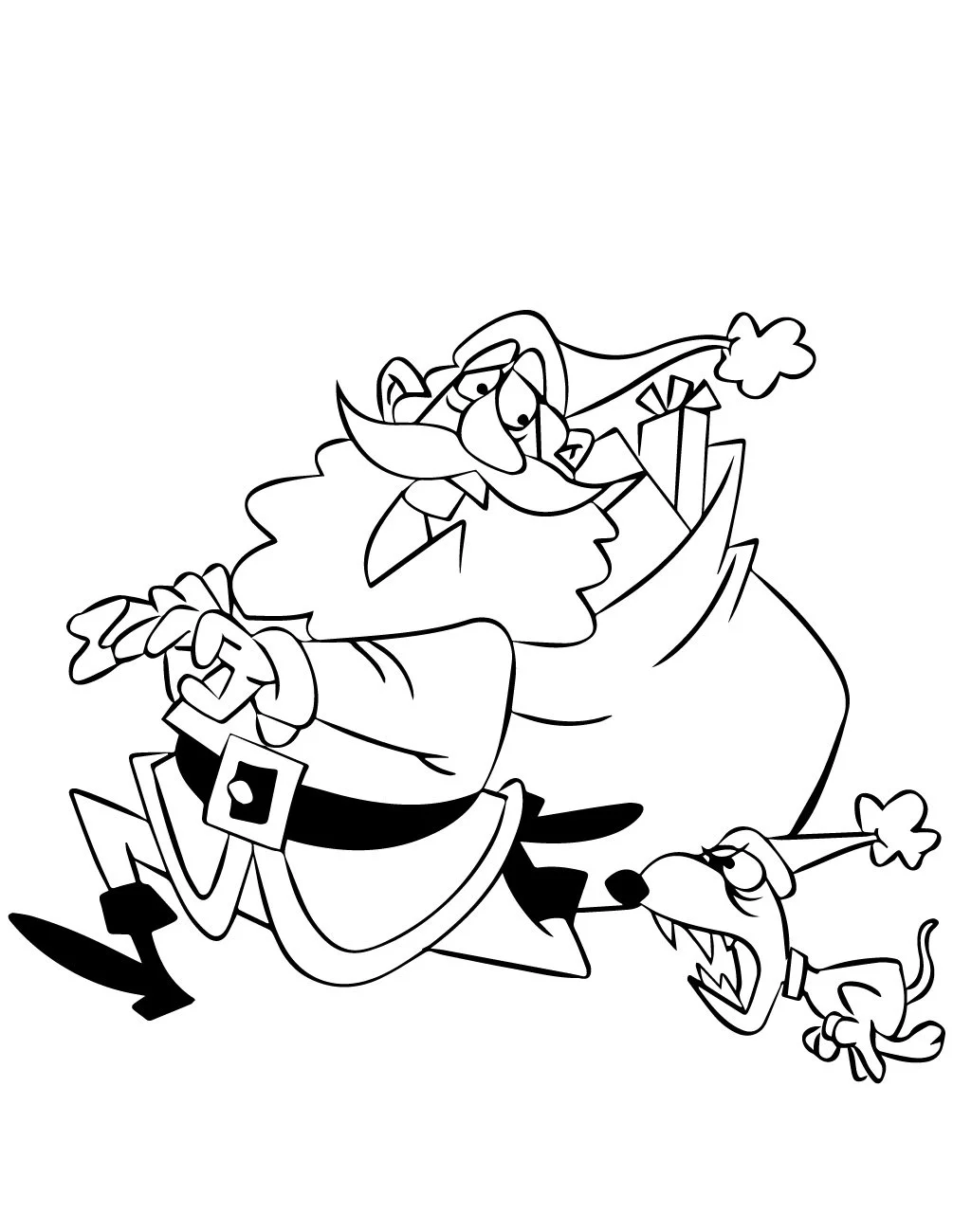 Desenhos de Santa Claus Para Colorir 40
