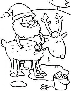 Desenhos de Santa Claus Para Colorir 49