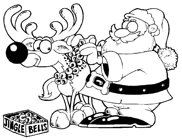 Desenhos de Santa Claus Para Colorir 52