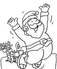 Desenhos de Santa Claus Para Colorir 53