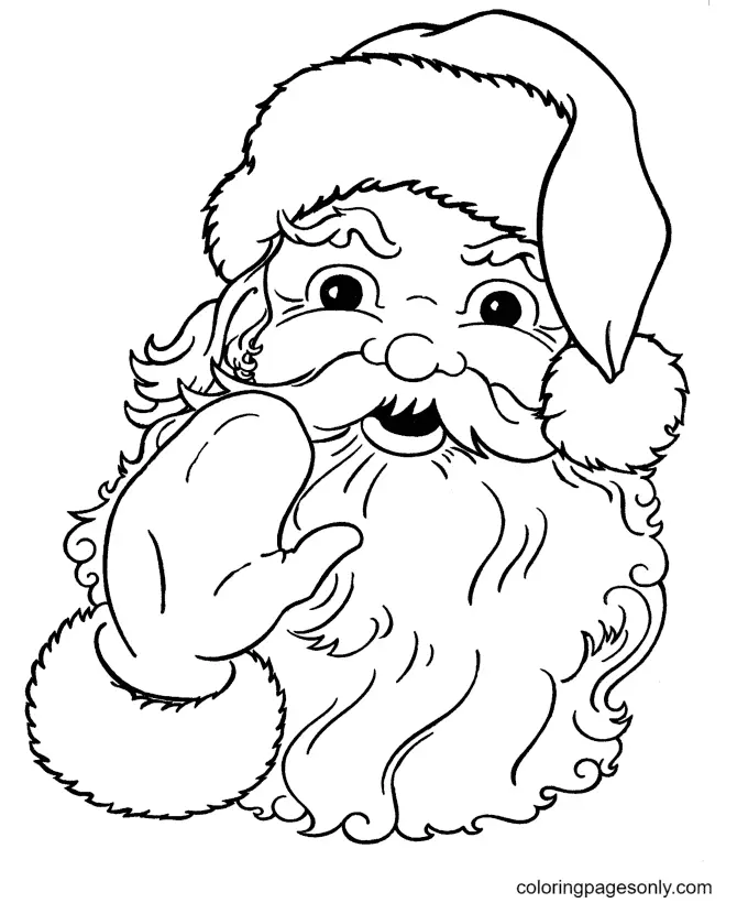 Desenhos de Santa Claus Para Colorir 7